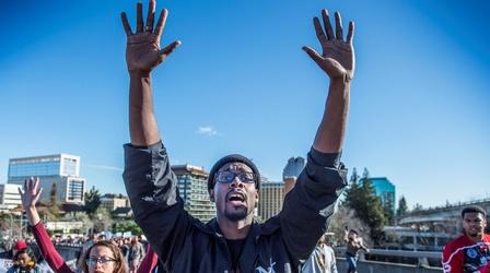 Video thumbnail: PBS NewsHour News Wrap: Protesters shut down highway over police killing