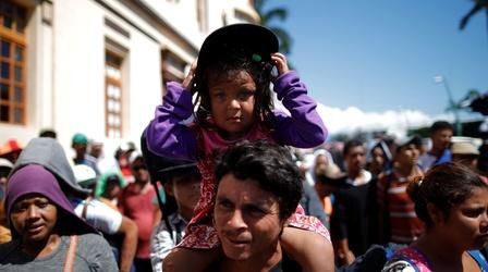 Video thumbnail: PBS NewsHour Caravan members flee poverty, corruption at home