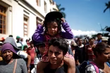 Caravan members flee poverty, corruption at home