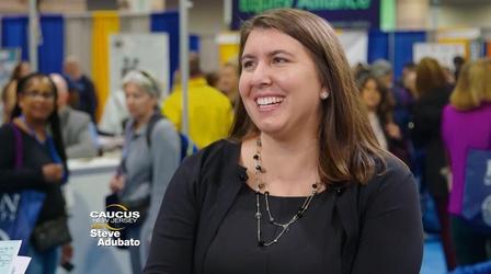 Video thumbnail: Caucus: New Jersey NJ Teacher of the Year Prepares Students for the Real World