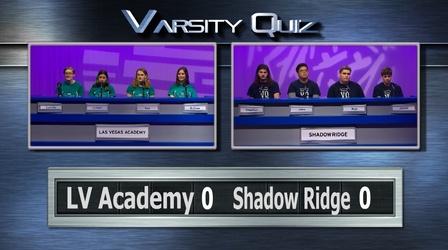 Video thumbnail: Varsity Quiz from Vegas PBS VQ Silver League Quarterfinal IV