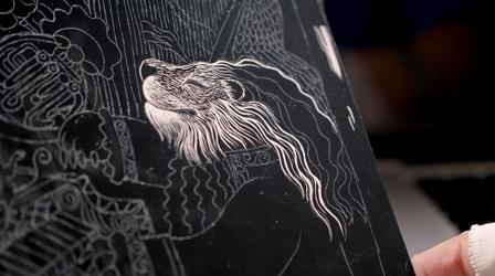 Video thumbnail: Broad and High Greek-Inspired Art, Text & Paper Creations Spurred By Cancer