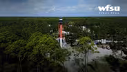 The Fresnel Lighthouse Lens in Carrabelle Florida