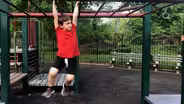 JEROME AND GARRETT SHOW THEIR MONKEY BAR SKILLS!
