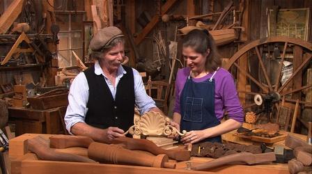 Video thumbnail: The Woodwright's Shop Carving Away with Mary May