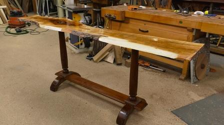 Video thumbnail: American Woodshop Floating Hall Table