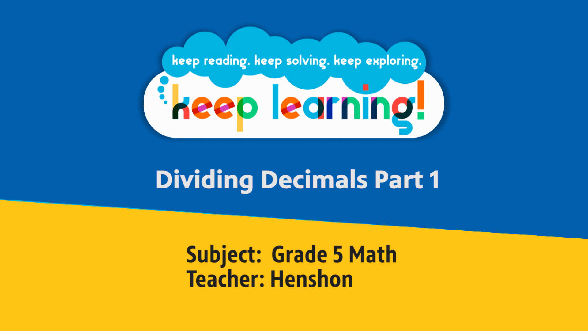 Keep Learning | Grade 5 Math #11: Dividing Decimals Part 1 | Season 5 | Pbs