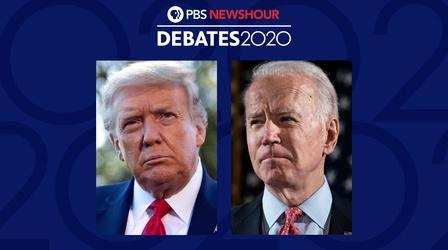 Video thumbnail: PBS NewsHour 2020 Presidential Debate - Night 1
