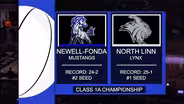 Class 1A — North Linn Lynx vs. Newell-Fonda Mustangs