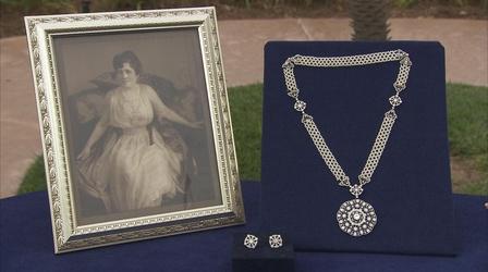Video thumbnail: Antiques Roadshow Appraisal: Diamond Sautoir Necklace & Earrings, ca. 1905