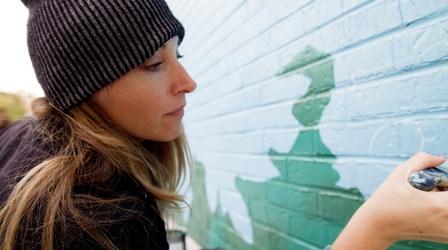 Video thumbnail: Broad and High Muralist Sarah Hout, Ebri Yahloe