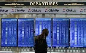 Winter storm cancels flights on busy holiday travel day