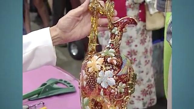 Antiques Roadshow | Appraisal: Continental Ruby Glass Ewer, ca. 1900