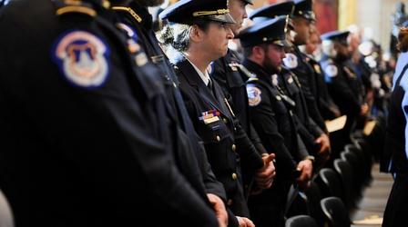 Video thumbnail: PBS NewsHour News Wrap: Congress honors police who defended Capitol