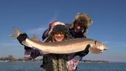 Sturgeon Fishing, decoy carving