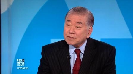 Video thumbnail: PBS NewsHour South Korea 'very’ worried by possible U.S. strike on North