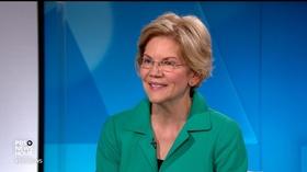 Video thumbnail: PBS NewsHour Elizabeth Warren on taxing the ultra-rich to fund education