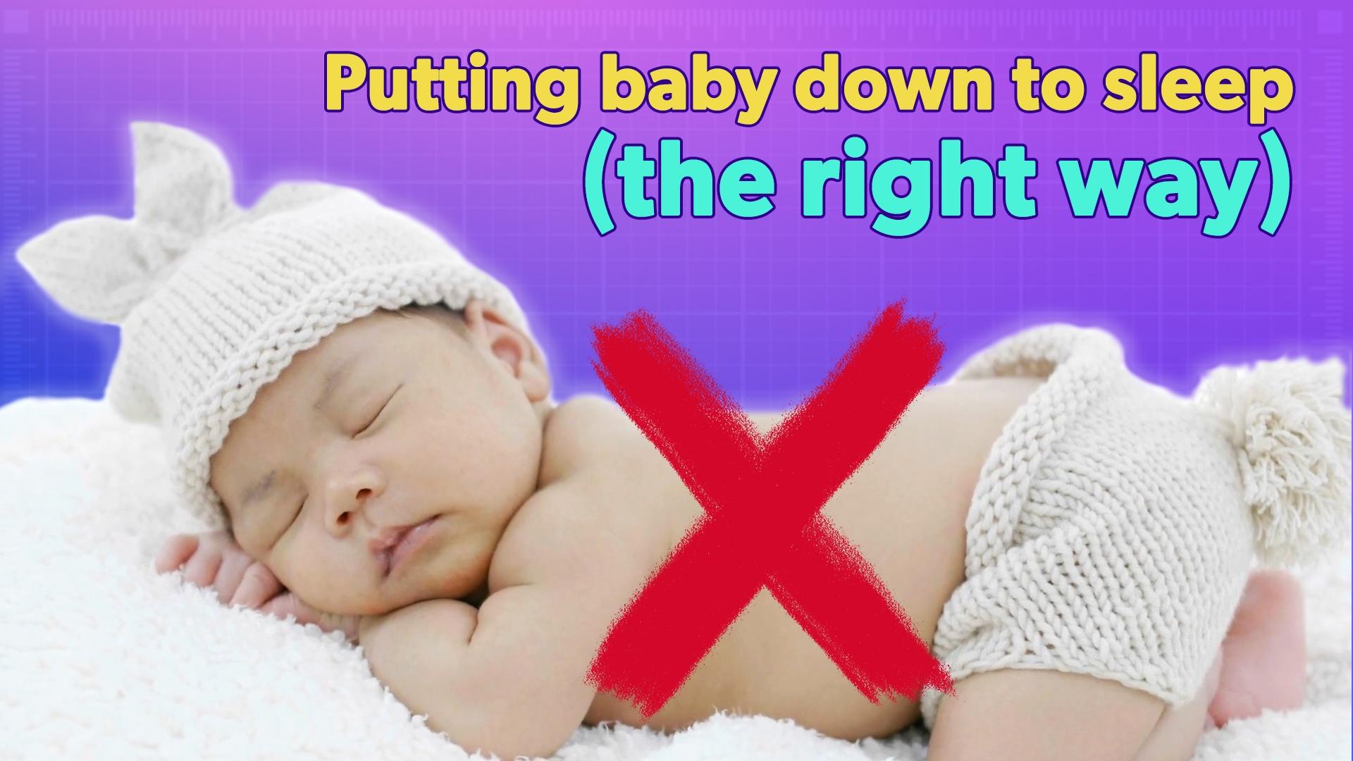 Safe ways for baby shop to sleep in bed