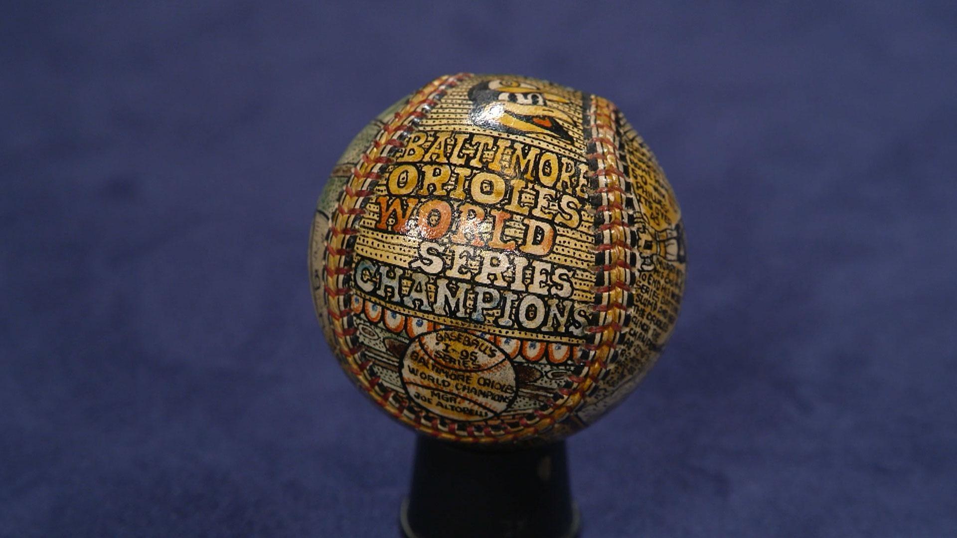 Beatles' memorabilia mystery, baseball artwork, controversial t-shirt, book of hours, model safe.