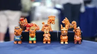 Appraisal: Carter Hoffman College Mascot Carvings, ca. 1950