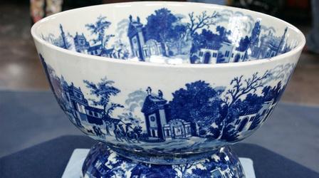 Video thumbnail: Antiques Roadshow Appraisal: Staffordshire-style Punch Bowl, ca. 1980