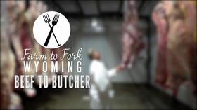 Video thumbnail: Farm to Fork Wyoming Beef To Butcher