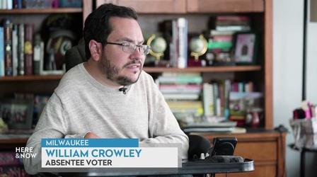 Video thumbnail: Here and Now Voters with Disabilities Fight to Cast Ballots in Wisconsin