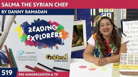Video thumbnail: Reading Explorers PK-TK-519: Salma the Syrian Chef by Danny Ramadan