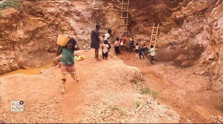 Video thumbnail: PBS NewsHour Ugandan children face trafficking as COVID closes schools