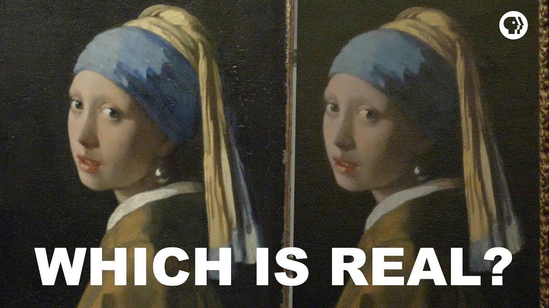 Which is the Real Girl with a Pearl Earring? The Art Assignment ALL