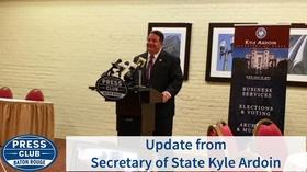 Video thumbnail: Press Club Update from Secretary of State Kyle Ardoin