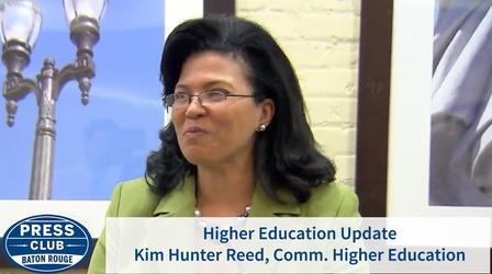 Video thumbnail: Press Club Louisiana Commissioner of Higher Education | Kim Hunter Reed
