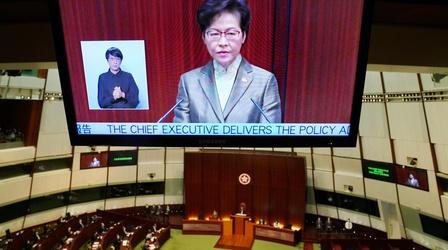 Video thumbnail: PBS NewsHour News Wrap: Hong Kong's leader says new law brings stability