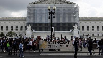 Supreme Court hears Trump's birthright citizenship challenge
