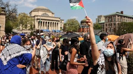 Video thumbnail: PBS NewsHour How some colleges reached agreements over anti-war protests