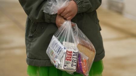 Video thumbnail: PBS NewsHour Congress extends school lunch program, but maybe too late