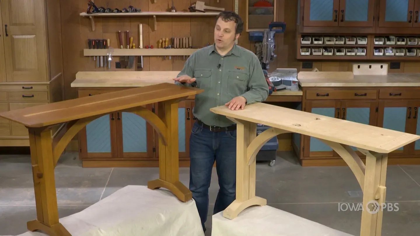 Trestle Hall Table