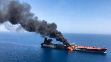 After damage to Mideast oil tankers, U.S. blames Iran