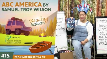 Video thumbnail: Reading Explorers PK-TK-415: ABC America by Samuel Troy Wilson