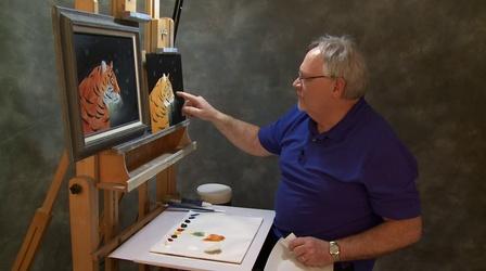 Video thumbnail: Painting with Wilson Bickford Wilson Bickford "Eye of the Tiger" Part 1