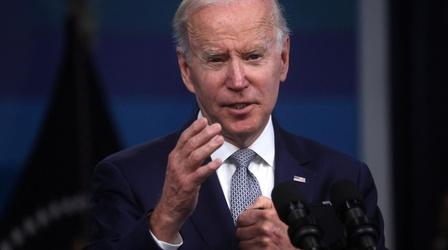 Video thumbnail: PBS NewsHour News Wrap: Biden defends his policies amid rising inflation
