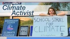 Video thumbnail: Carolina Impact 14 Year Old Climate Activist Mary Ellis Stevens