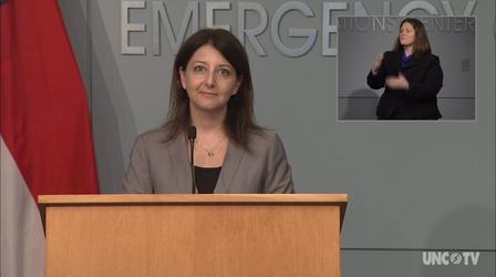 Video thumbnail: NC Emergency Management and Weather 07/02/20 Coronavirus Briefing Q&A (ASL)