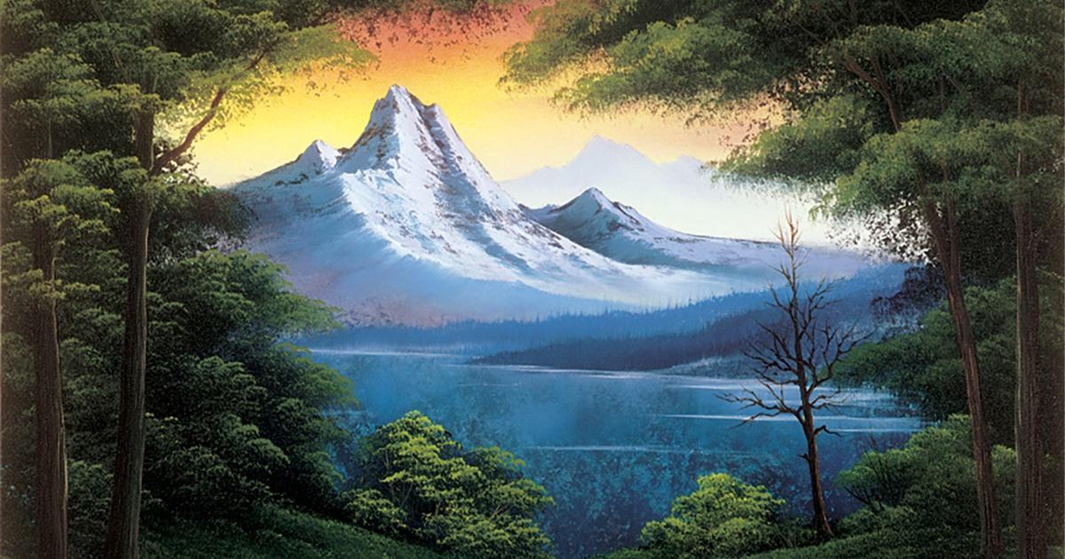 The Best of the Joy of Painting with Bob Ross | Lake in the Valley ...