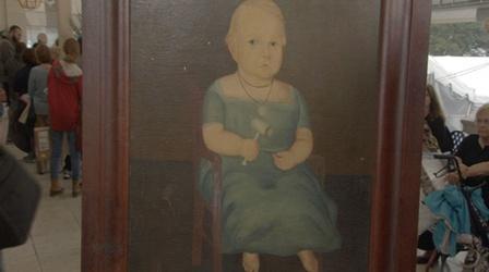 Video thumbnail: Antiques Roadshow Appraisal: Folk Art Portrait Painting, ca. 1845