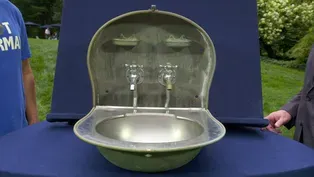 Appraisal: WWII U.S, Navy Submarine Folding Sink