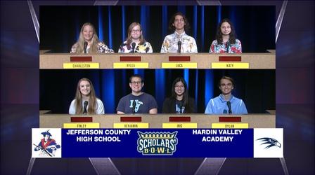 Video thumbnail: Scholars' Bowl Jefferson County vs Hardin Valley