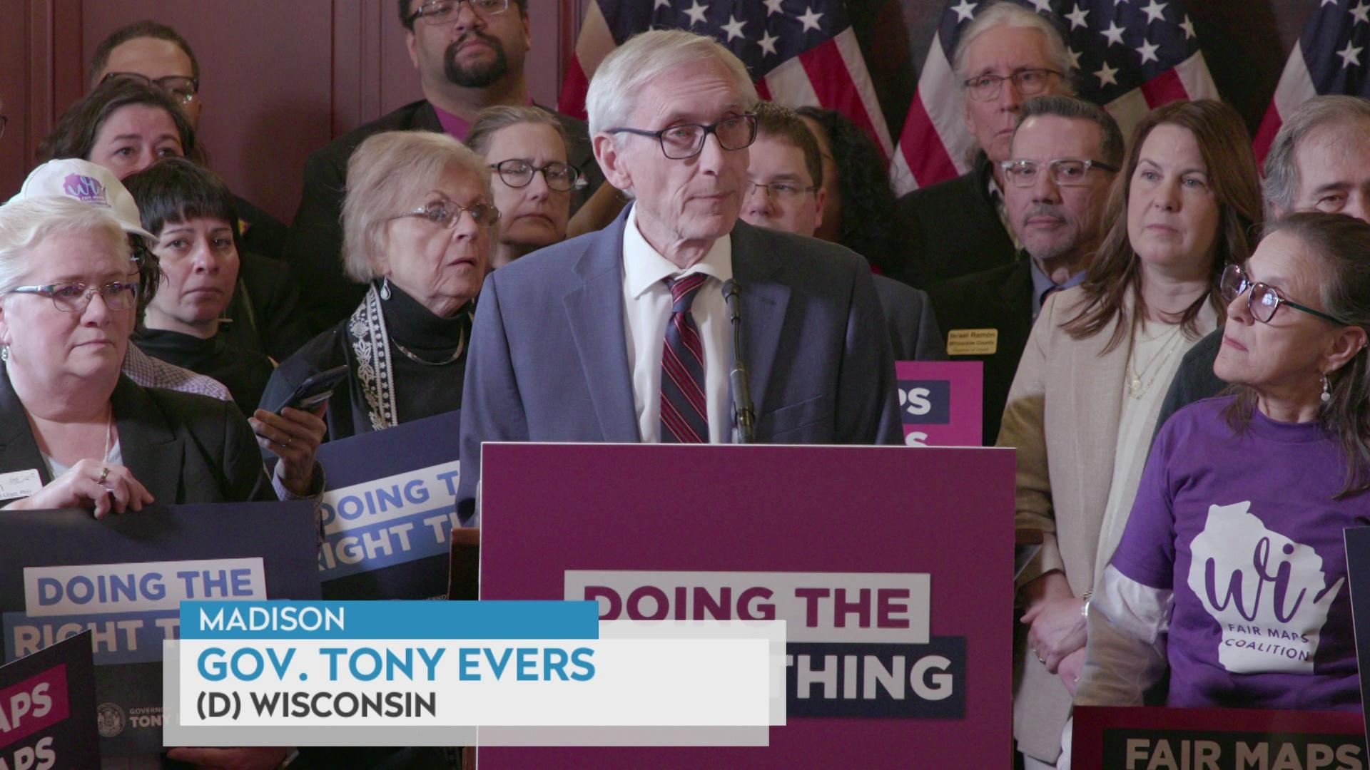 Gov. Tony Evers on consequences of redistricting decisions