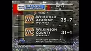 GHSA 1A Boys Final: Wilkinson vs. Whitefield Academy