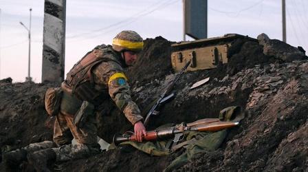 Video thumbnail: PBS NewsHour Russian airstrikes bombard Ukraine as ground forces advance